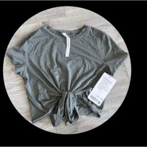 Lululemon Crop Wrap T Shirt